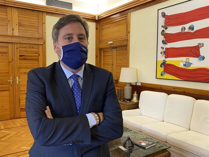 Archivo - El consejero de Vertebración del Territorio, Movilidad y Vivienda del Gobierno de Aragón, José Luis Soro.