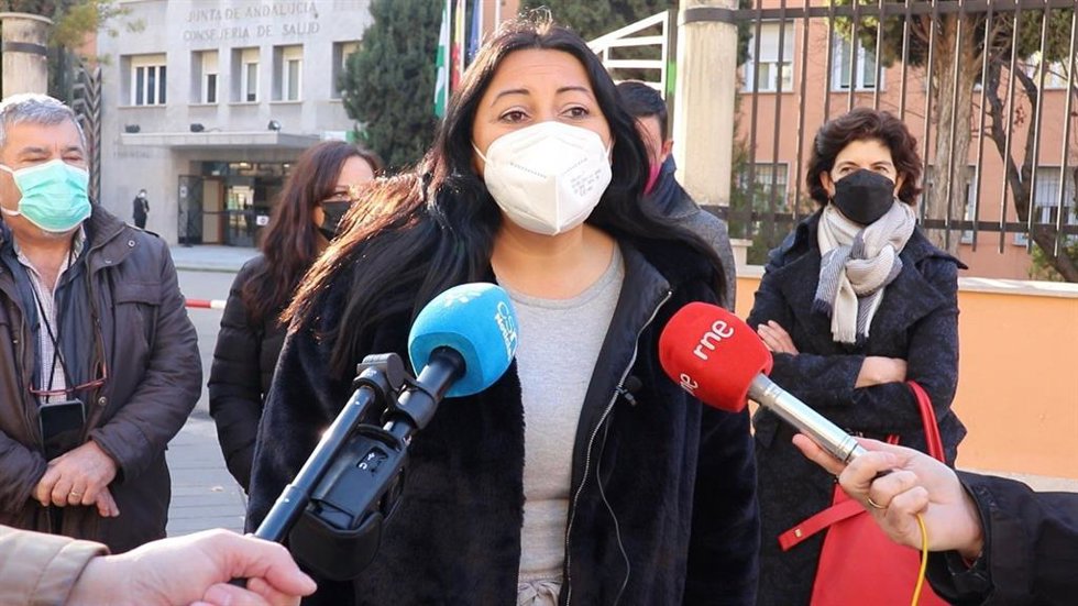 La secretaria de Acción Institucional de Podemos Andalucía, Alejandra Durán