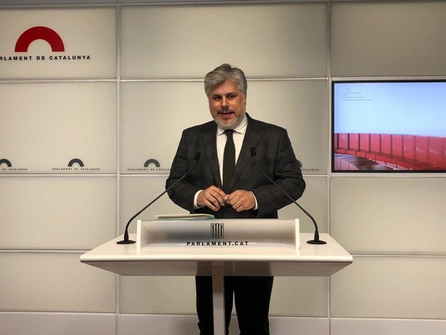 El president de Junts al Parlament, Albert Batet