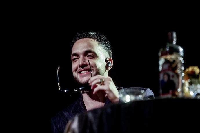 El cantante C Tangana actúa en el Wizink Center, a 5 de marzo de 2022, en Madrid (España). 