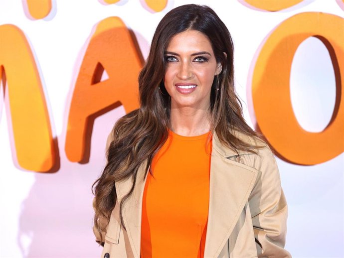 Sara Carbonero, durante el photocall de 'Los tipos malos'