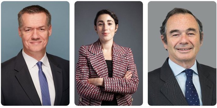 De izquierda a derecha: Jrg Hller, Irene Rodríguez y Miguel Zurita.