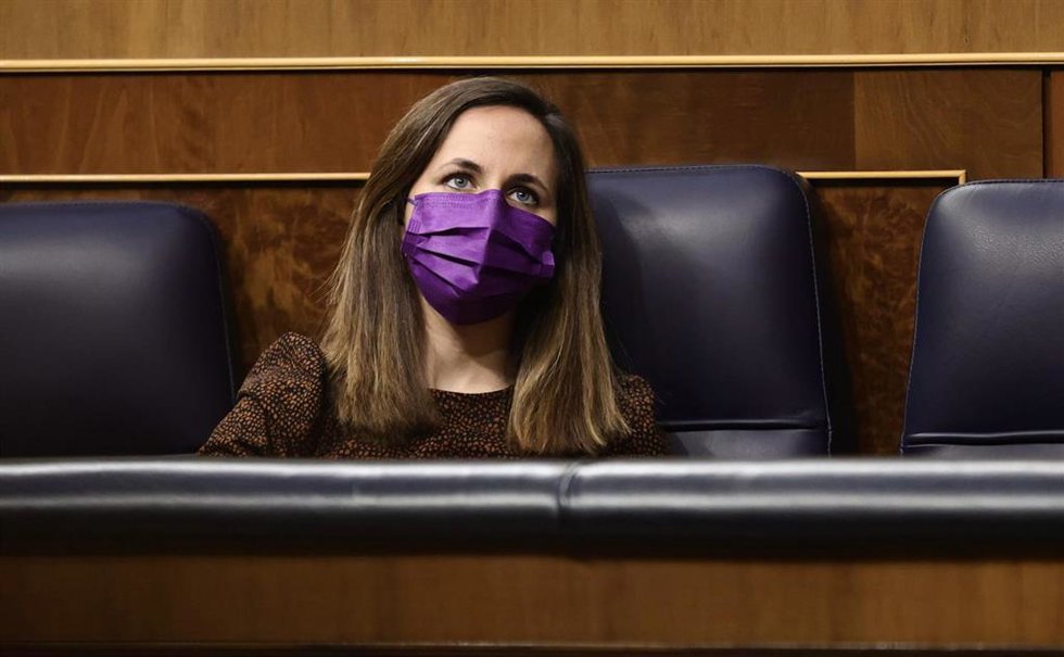 La secretaria general de Podemos y ministra de Derechos Sociales y Agenda 2030, Ione Belarra.