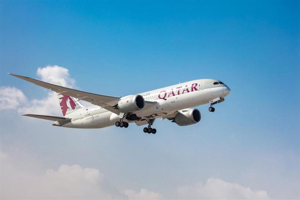 Avión de Qatar Airways