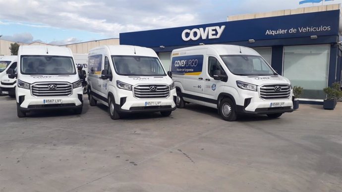 Los vehículos de la marca Maxus, que será la cabecera del salto definitivo a los vehículos eléctricos, están disponibles en todas las delegaciones nacionales de Covey.