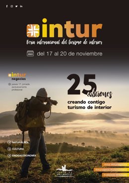 Cartel anunciador de la próxima feria de Intur en Valladolid.