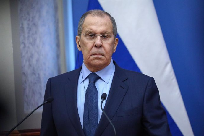 Archivo - El ministro de Exteriores de Rusia, Sergei Lavrov