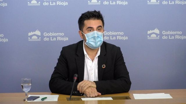 Archivo - El portavoz del Gobierno de La Rioja, Alex Dorado.
