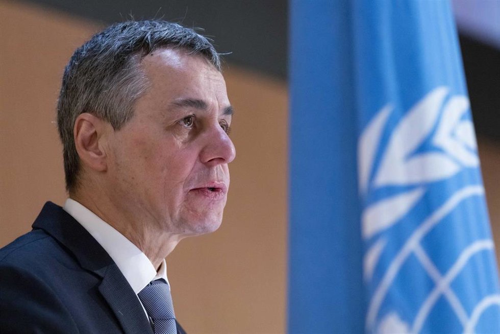 El presidente suizo, Ignazio Cassis.