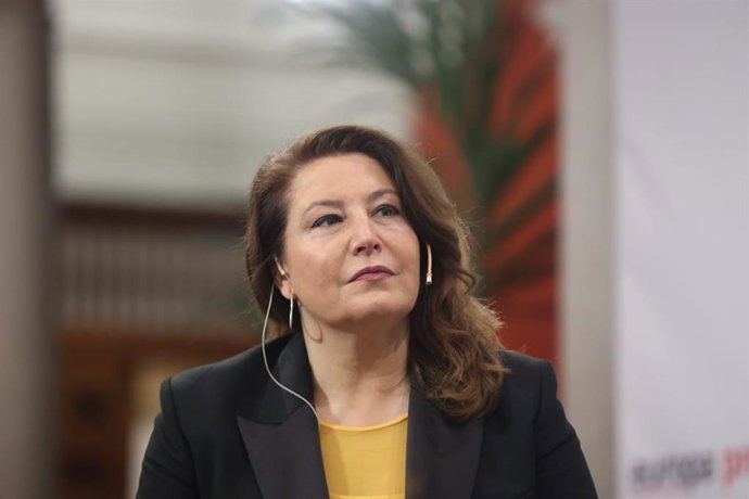 La consejera de Agricultura, Ganadería, Pesca y Desarrollo Sostenible de la Junta de Andalucía, Carmen Crespo.