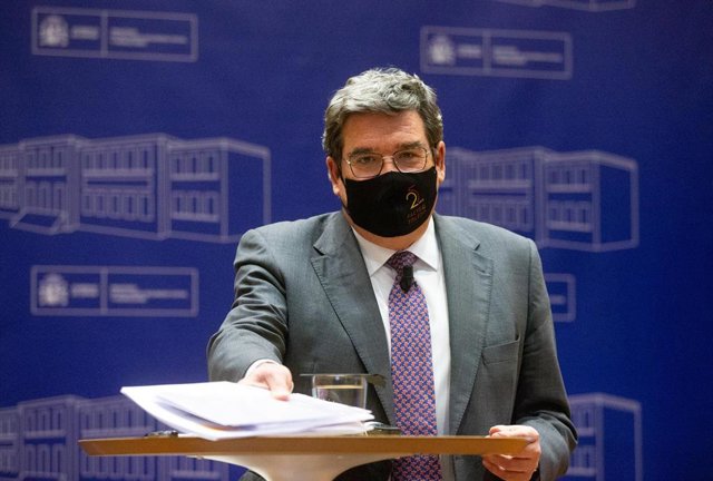 Archivo - El ministro de Inclusión, Seguridad Social y Migraciones, José Luis Escrivá