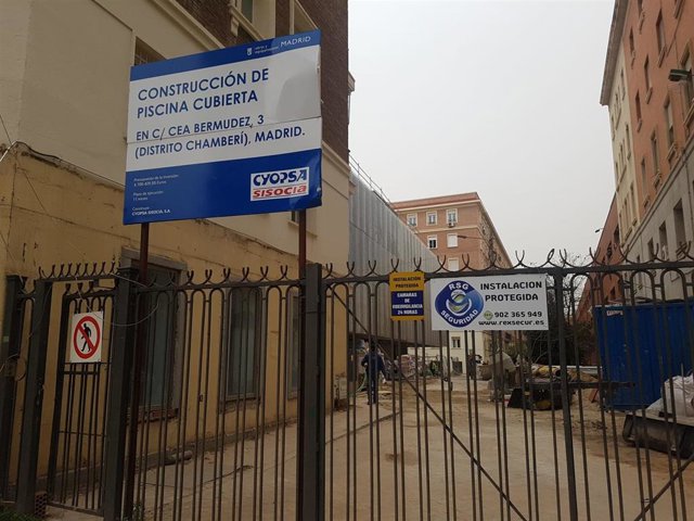 Construcción de piscina cubierta en Chamberí