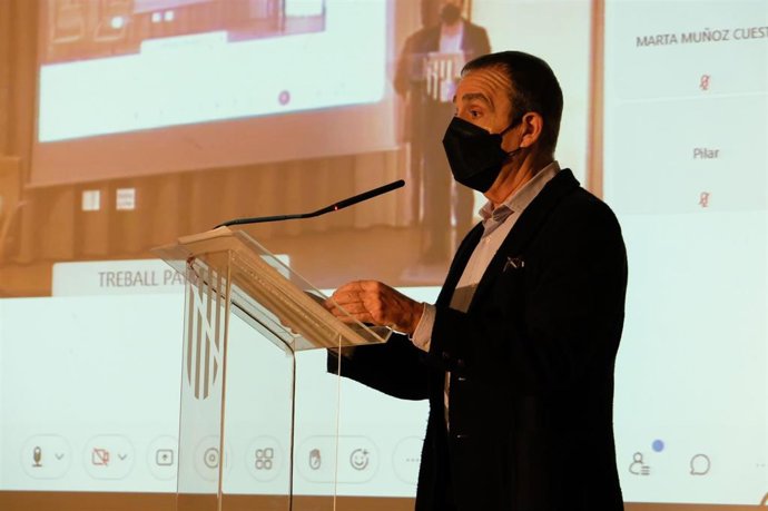 El vicepresidente y conseller de Transición Energética, Sectores Productivos y Memoria Democrática, Juan Pedro Yllanes, durante las jornadas.