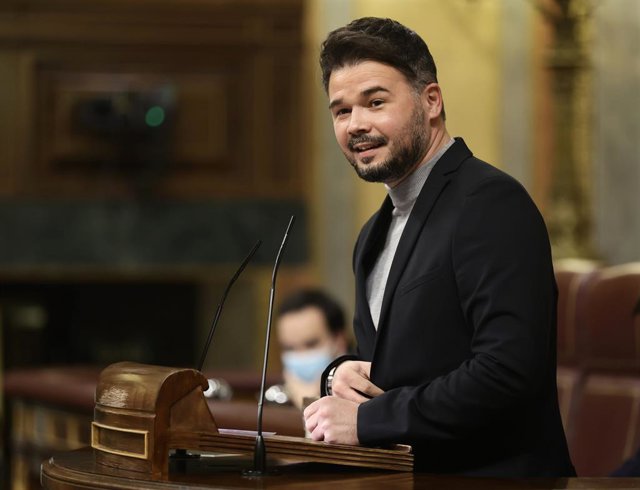 El portaveu d'ERC al Congrés, Gabriel Rufián