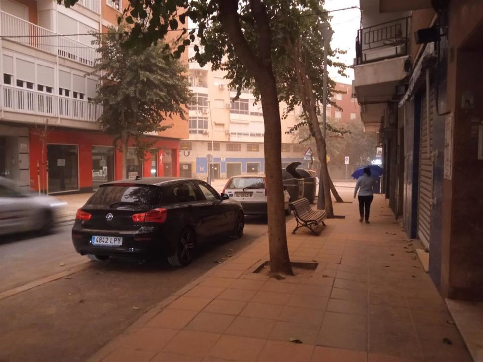 Episodio de calima en Almería.