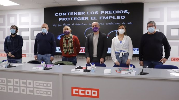 CCOO, UGT, UPTA, Facua, Uatae y CEAV convocan movilizaciones para el 23 de marzo.