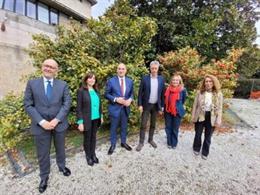 La delegación murciana en Génova