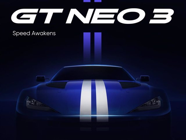 Imagen del anuncio de la presentación de Realme GT Neo 3