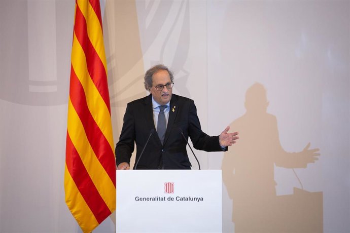 Archivo - El expresidente de la Generalitat, Quim Torra, en una imagen de archivo