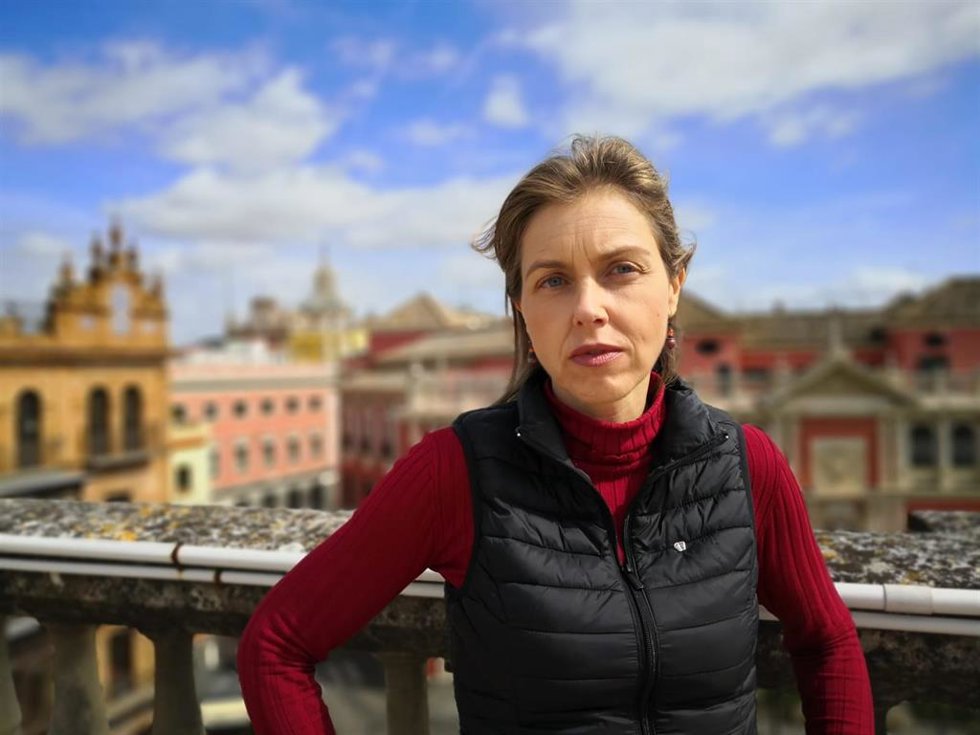 Archivo - Cristina Peláez, portavoz de VOX en el Ayuntamiento de Sevilla
