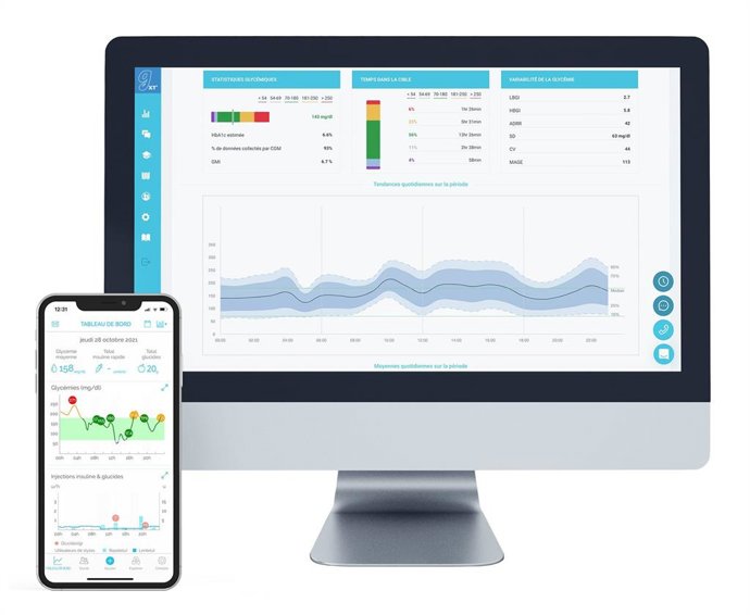 The Glooko XT (TM) digital health platform