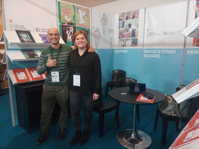 El IEB promociona la industria del cómic de Baleares en la feria internacional de Angoulme (Francia).