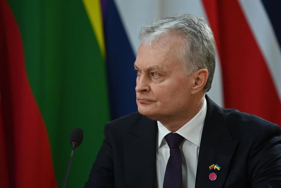 El presidente de Lituania, Gitanas Nauseda. 