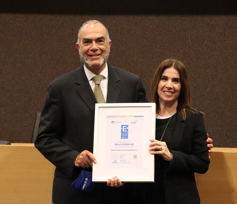 Barcelona Serveis Municipals (B:SM) recibe el sello de la European Foundation for Quality Management