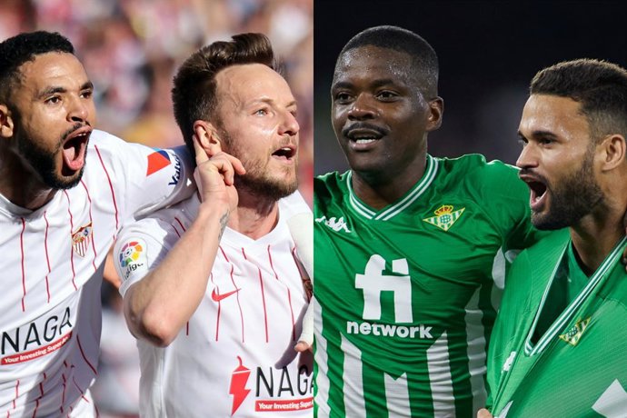 Montaje de Sevilla y Betis. Ambos buscan los cuartos de final de la Europa League este jueves