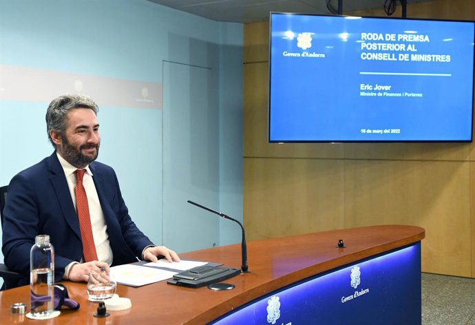 El ministre Portaveu i de Finances andorr, Eric Jover.
