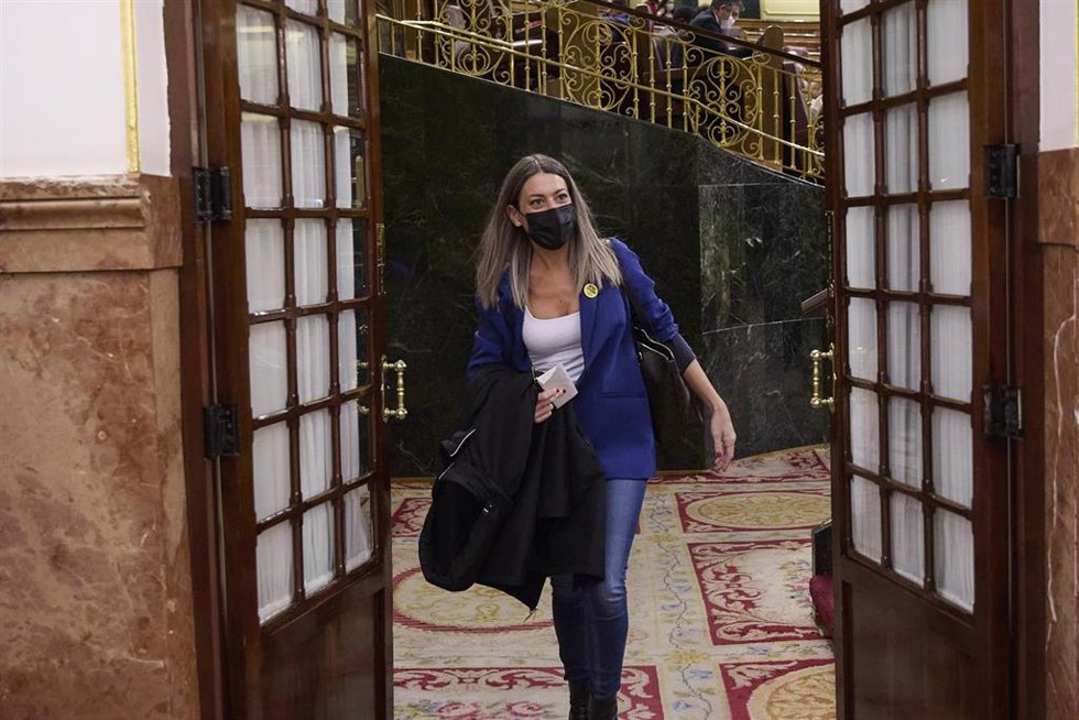 La portavoz de Junts en el Congreso, Miriam Nogueras.