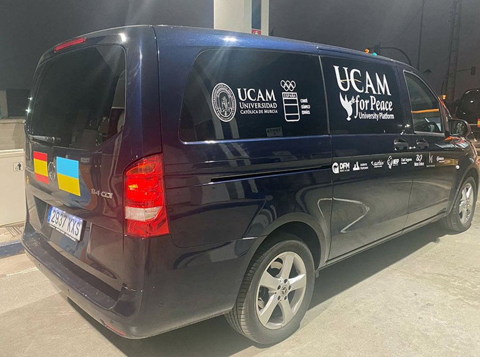 El COE y UCAM envían ayuda humanitaria a Ucrania