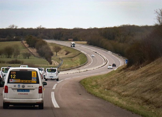 Recorrido de taxistas en Ucrania