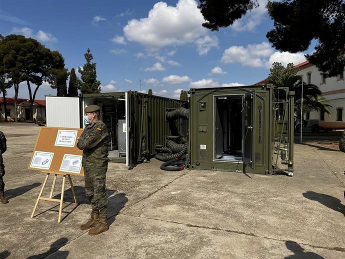 Laboratorio químico entregado por Indra al Ejército de Tierra