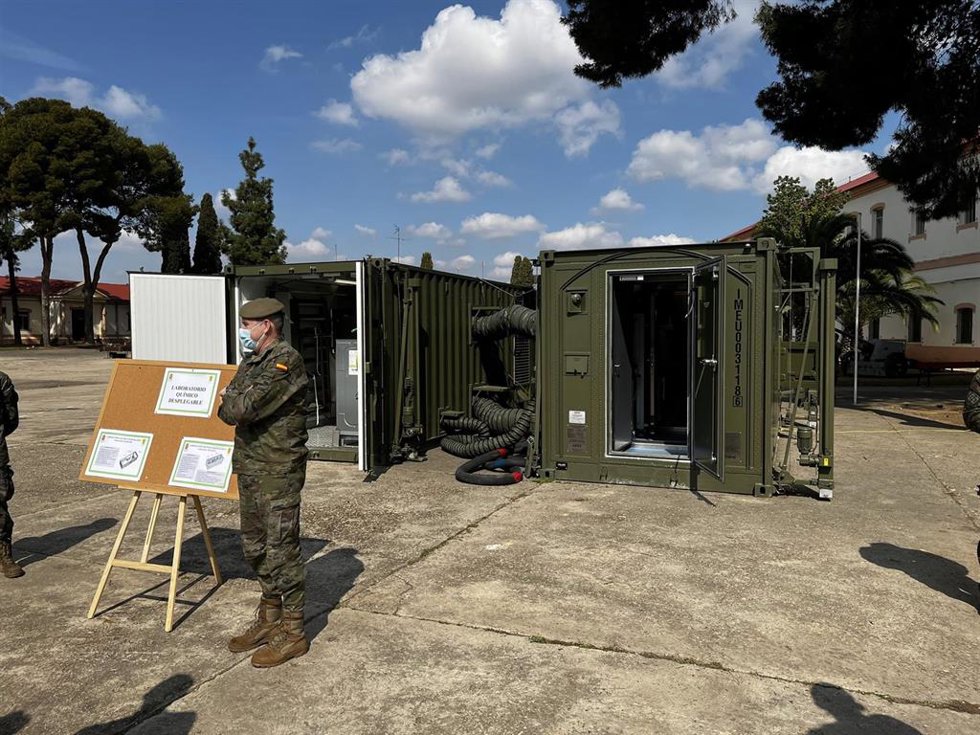Laboratorio químico entregado por Indra al Ejército de Tierra