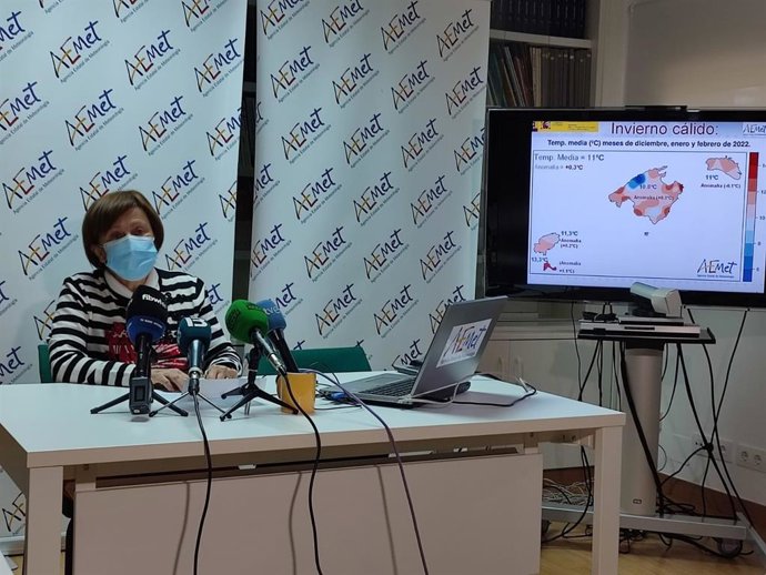 La delegada territorial en Baleares de la Agencia Estatal de Meteorología, María José Guerrero.
