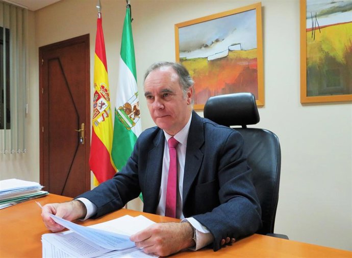 El delegado de Transformación Económica, Industria, Conocimiento y Universidades de la Junta en Huelva, Antonio Augustín.