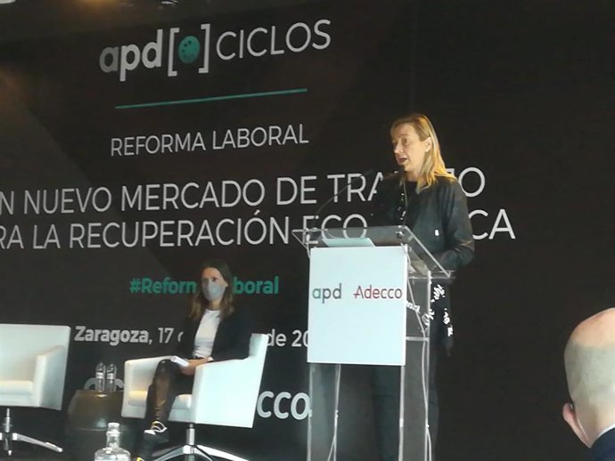 Gastón: "En los 2 últimos meses se ha visto premiada la contratación indefinida por primera vez en mucho tiempo en Aragón".