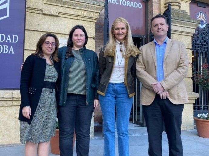 Responsables del proyecto europeo 'QuiLL' en la Universidad de Córdoba.