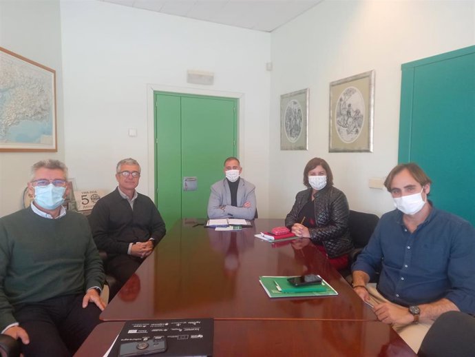 Antonio Jiménez en su reunión con Coexphal