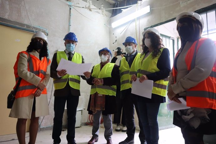 Rocío Ruiz visita las obras del nuevo Centro Integral DCA de la Asociación DACE
