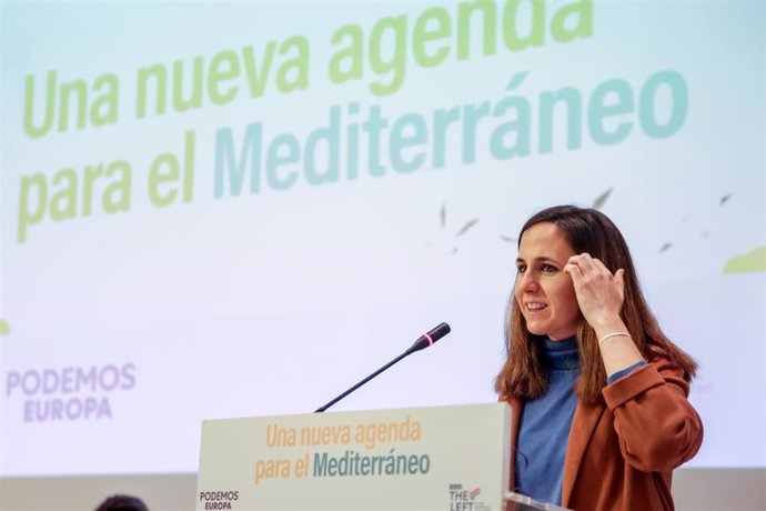 La secretaria general de Podemos y ministra de Derechos Sociales y Agenda 2030, Ione Belarra, en una imagen de archivo.