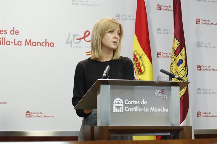 La portavoz del grupo socialista en las Cortes de Castilla-La Mancha, Ana Isabel Abengózar