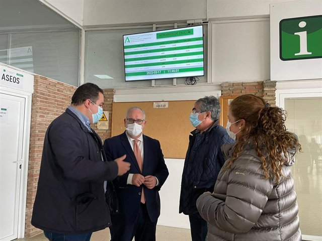 Visita a la estación de autobuses.