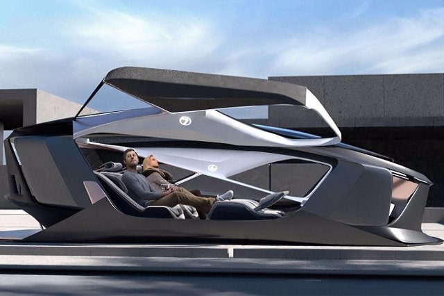 Lexus y los estudiantes del Royal College of Art de Londres diseñan el coche del futuro