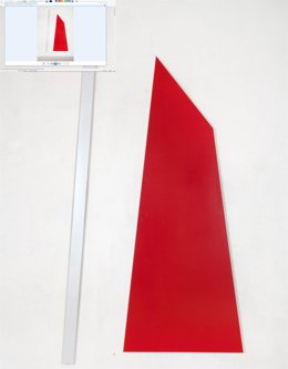 Una de las obras de la exposición de Teodosio Magnoni.