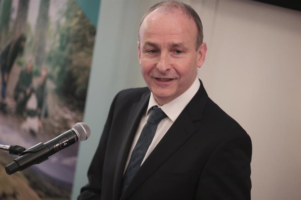 El primer ministro de Irlanda, Micheál Martin. 