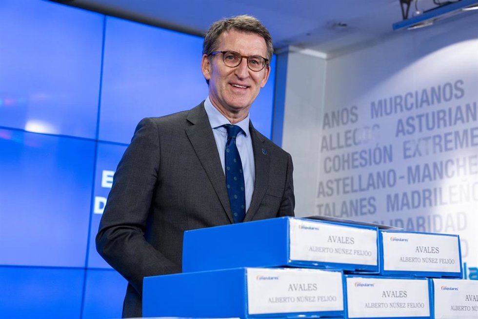 El presidente de la Xunta de Galicia, Alberto Núñez Feijóo