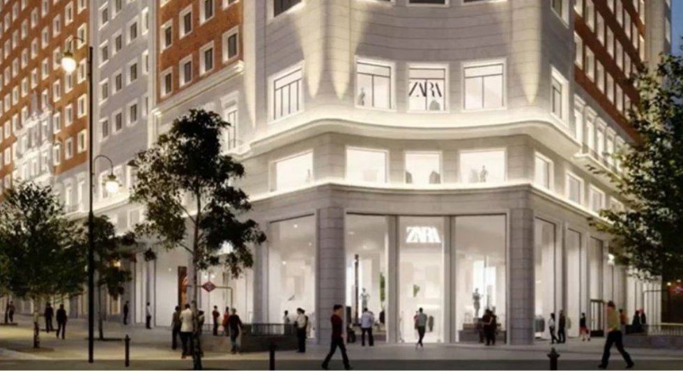 Futura tienda de Zara en el edificio de Inbest