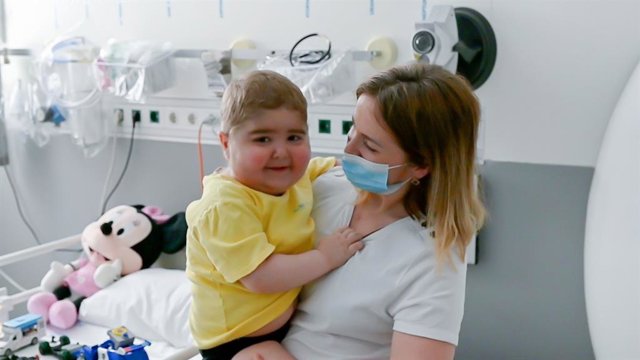 Diomid, el niño de 3 años ucraniano que recibe tratamiento en el Gregorio Marañón